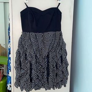 H&M NAVY BLUE COCKTAIL DRESS